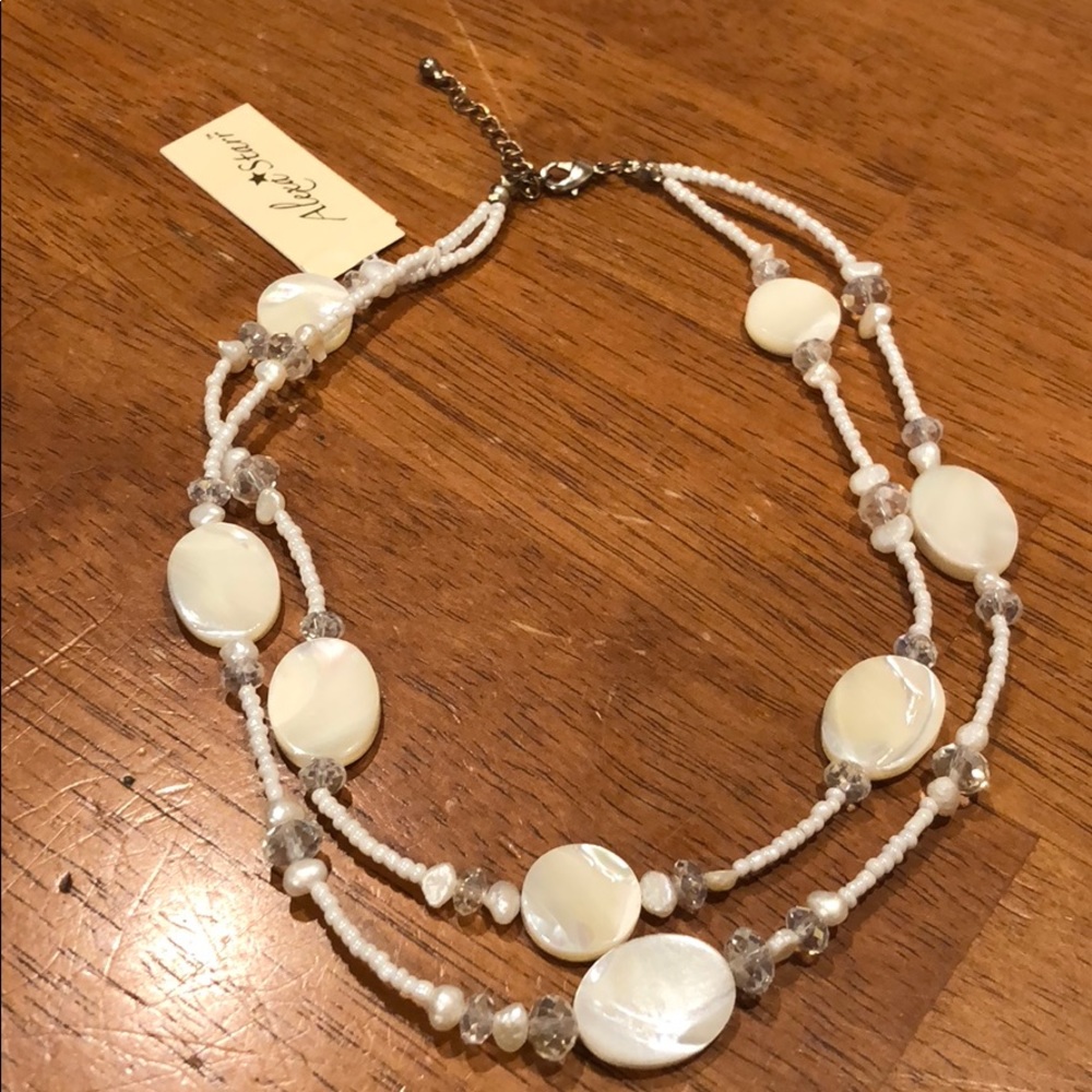 Two Strand beaded necklace